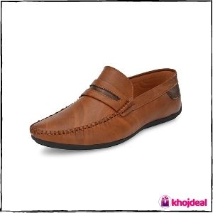 FENTACIA Men's Loafer Shoes (Tan)