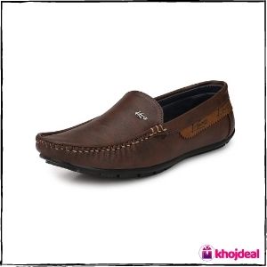 Knoos Men's Loafer Shoes (Brown)